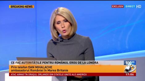 Dan Mihalache: "Eroul român de la Londra va primi protecție de marți. Îi propun președintelui să-l decoreze"
