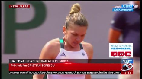 Cristian Țopescu, despre victoria Simonei Halep.