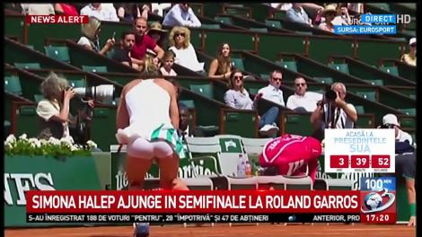 Simona Halep ajunge în semifinale la Roland Garros