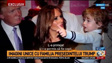 Imagini unice cu familia președintelui Trump și secretele primei-doamne a SUA