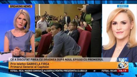 Gabriela Firea, reacţie după scandalul de la şedinţa de consiliu general