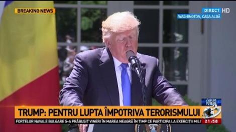 Primirea oficială a președintelui Iohannis la Casa Albă. Trump: Îi cerem Qatarului să oprească finanțarea terorismului