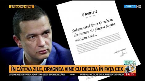 Premierul Sorin Grindeanu și-a depus demisia în alb