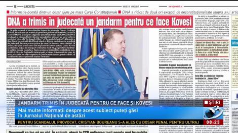 Jandarm trimis în judecată pentru ce face şi Kovesi
