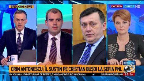 Crin Antonescu: &bdquo;Iohannis nu s-a amestecat deloc &icirc;n alegerile din PNL&rdquo;