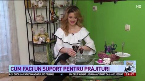 Cum faci acasă un suport pentru prăjituri
