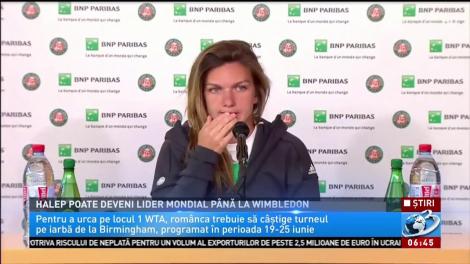 Simona Halep poate deveni lider mondial până la Wimbledon