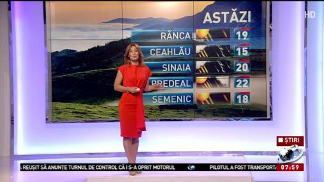 Prognoza meteo pentru următoarele trei zile