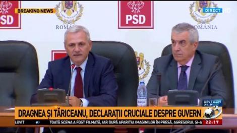 Liviu Dragnea, după ședința CEx: Am luat act de anunţul primului-ministru că &icirc;şi va prezenta demisia; toţi membrii PSD din Guvern şi-au prezentat demisiile