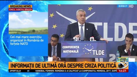 Tensiuni între ALDE și PSD. Ce i-a reproșat Tăriceanu lui Dragnea