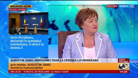 Augustin Jianu, ministrul care refuză să demisioneze: Eu ştiu ce fac, cred că şi Grindeanu ştie