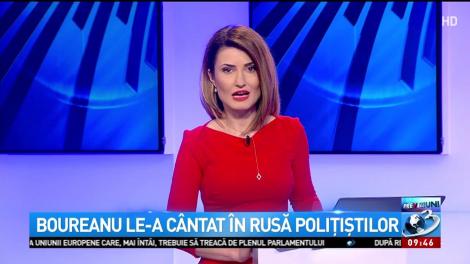 Cristian Boureanu a făcut spectacol în secția de poliție! S-a apucat să cânte în limba rusă!