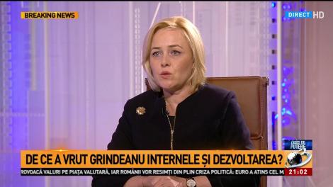 Carmen Dan: Este foarte clar cu al cui creier g&acirc;ndește domnul Grindeanu