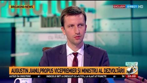 Augustin Jianu, ministrul care a refuzat demisia, la Punctul de Întâlnire: PSD nu este marioneta vreunui om