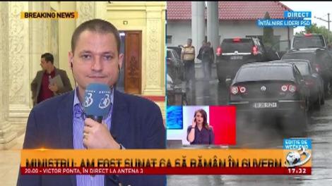 Ministrul demisionar al turismului, Mircea Dobre: Un apropiat al lui Ponta a sunat să nu demisionez