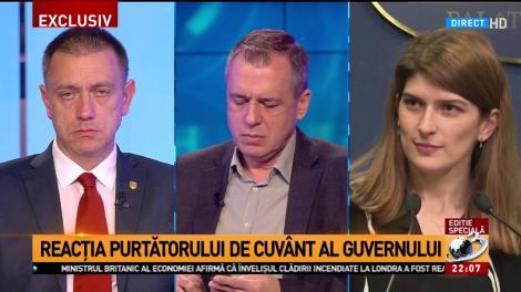 Alina Petrescu, purtător de cuvânt al Guvernului, reacţie după înregistrările cu Kovesi: Aşteptăm să aflăm dacă înregistrările sunt sau nu autentice