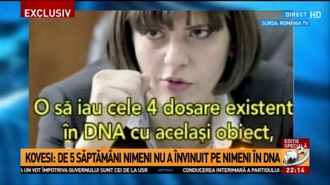 O nouă înregistrare cu Laura Codruţa Kovesi