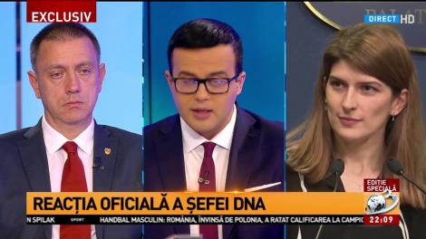 Prima reacţie a DNA după apariţia &icirc;nregistrărilor cu LAura Codruţa Kovesi