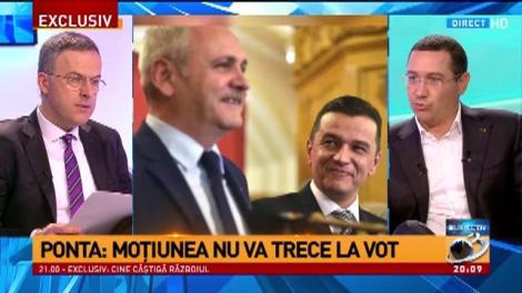 Victor Ponta, declaraţii incendiare la Subiectiv: E posibil să se ajungă la anticipate