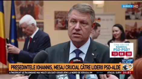 Iohannis: Atrag atenția să nu se introducă în pachetul de negocieri chestiuni care nu trebuie negociate, cum ar fi cea pe criterii etnice
