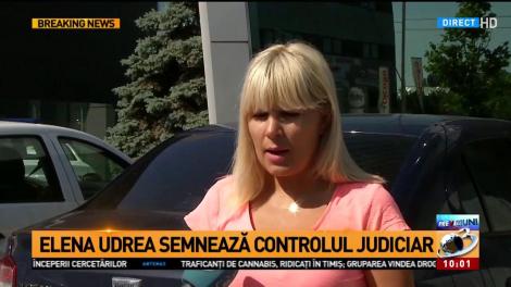 Elena Udrea, declarații la semnarea controlului judiciar: Am refuzat să fiu turnător într-un dosar