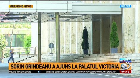 Premierul Sorin Grindeanu a ajuns la Palatul Victoria
