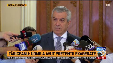 Tăriceanu: Am oprit orice discuție cu UDMR