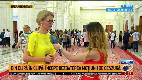 Alina Gorghiu, declarații înainte de moțiunea de cenzură: Sunt convinsă că toți colegii noștri vor respecta decizia partidului, nu ne implicăm în mizeria PSD