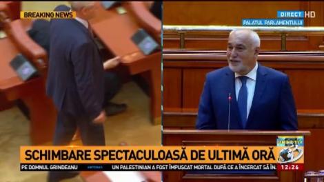 Varujan Vosganian, declarații în plenul Parlamentului