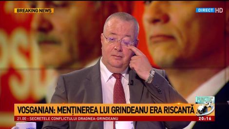 Vosganian: Menținerea lui Grindeanu era riscantă