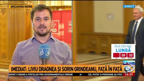 Ședință la PSD înaintea moțiunii de cenzură. Liviu Dragnea nu a intrat pe ușa principală