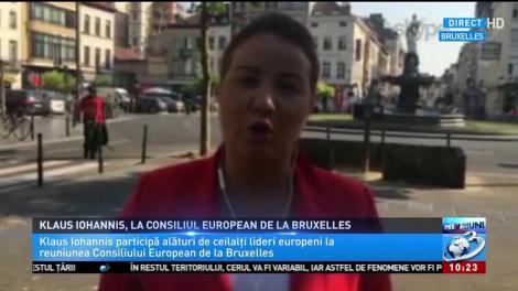 Klaus Iohannis, la Consiliul European de la Bruxelles