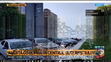 Alertă cu bombă în centrul capitalei
