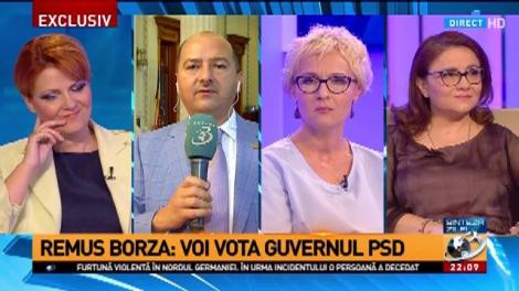 Borza: Nu am putut să găsesc nicio culpă Guvernului Grindeanu