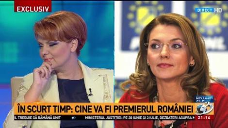 Alina Gorghiu, despre viitorul premier