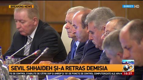 Sevil Shhaideh și-a retras demisia
