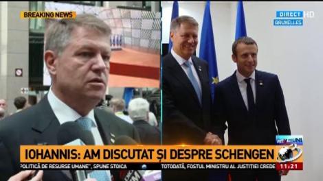 Iohannis: Președintele Macron vrea să colaboreze cu noi