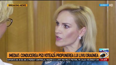 Gabriela Firea: ”Ne dorim ca după această nominalizare să nu mai existe tabere în partid”