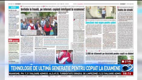 Tehnologie de ultimă generație pentru copiat la examene