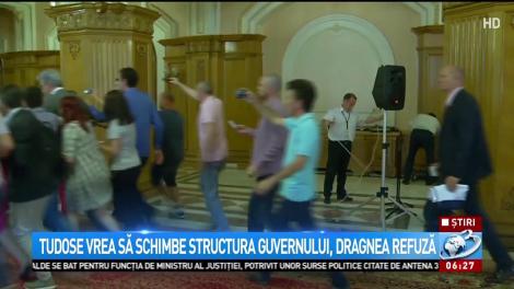 Dragnea și Tudose, contre pe structura Guvernului