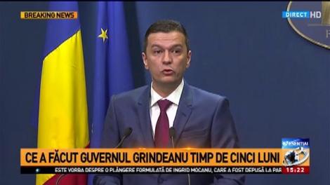 Grindeanu, atac la Dragnea &icirc;n ultima declarație la Guvern
