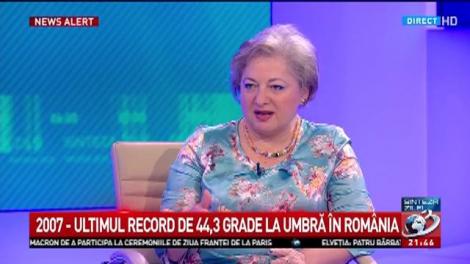Florinela Georgescu, ANM: După caniculă, vin furtuni violente