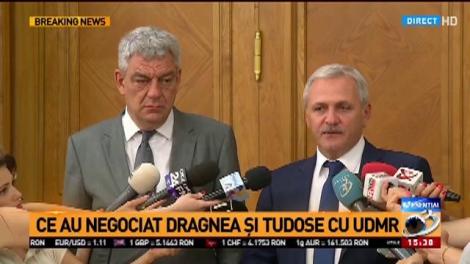 Dragnea, la finalul discuțiilor cu UDMR: Sperăm ca parlamentarii maghiari să voteze Guvernul