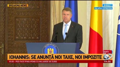 Preşedintele Iohannis, atac la adresa coaliției PSD-ALDE : Ați băgat țara &icirc;n criză, pentru că nu ați știut să guvernați