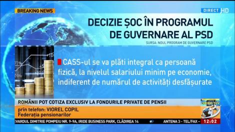 Cotizația la sistemul de pensii de stat nu va mai fi obligatorie