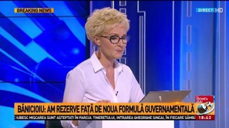 Bănicioiu: Am rezerve serioase faţă de noua formulă de guvernare