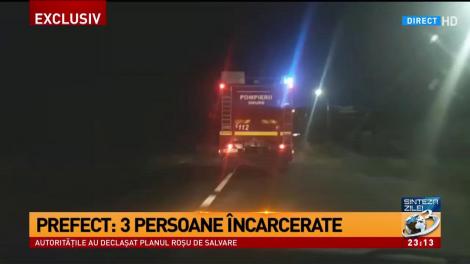 Primele imagini de la fața locului