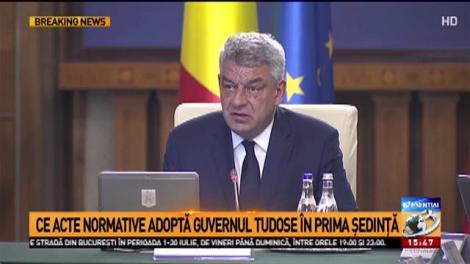 Cabinetul Tudose, prima ședință la Palatul Victoria