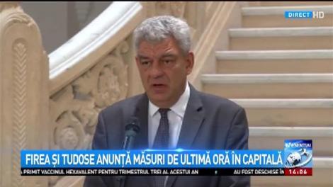 Gabriela Firea şi Mihai Tudose anunţă măsuri de ultimă oră în capitală
