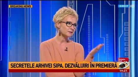 Iulia Sc&acirc;ntei, dezvăluiri despre arhiva SIPA